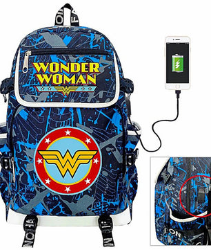 Marvel Backpacks Super Backpack USB Charging Backpacks for School B79 - Lusy Store