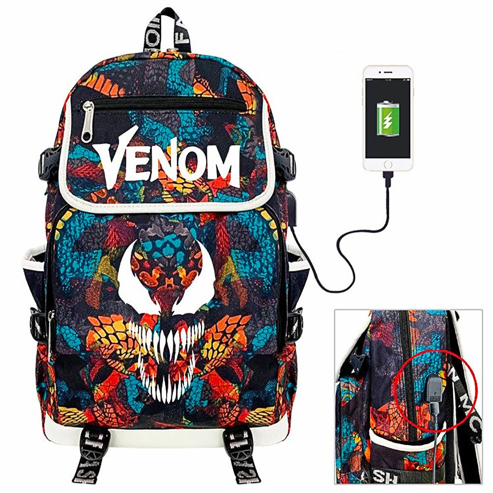 Marvel Backpacks Super Backpack USB Charging Backpacks for School B79 - Lusy Store