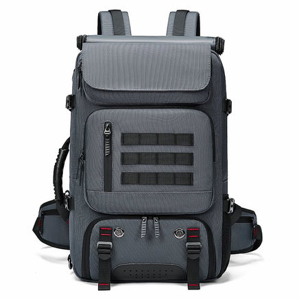 Mens Backpack Outdoors Waterproof Laptop Business Backpack With Separate Shoe Bag B369 Grey