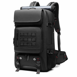 Mens Backpack Outdoors Waterproof Laptop Business Backpack With Separate Shoe Bag B369 Black