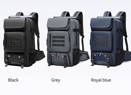 Mens Backpack Outdoors Waterproof Laptop Business Backpack With Separate Shoe Bag B369