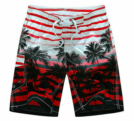 Mens Beach Pants Casual Quick Dry Board Shorts Casual Pants D400 4
