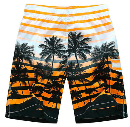 Mens Beach Pants Casual Quick Dry Board Shorts Casual Pants D400