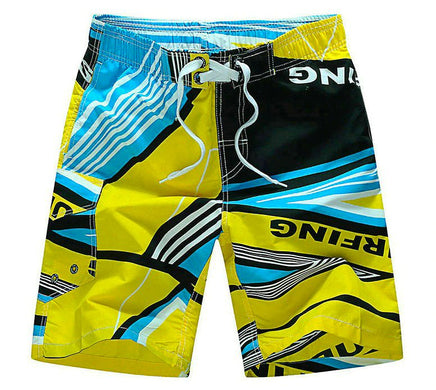 Mens Beach Pants Casual Quick Dry Board Shorts Casual Pants D400 7