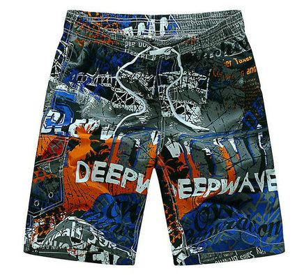 Mens Beach Pants Casual Quick Dry Board Shorts Casual Pants D400 8