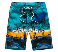 Mens Beach Pants Casual Quick Dry Board Shorts Casual Pants D400 2