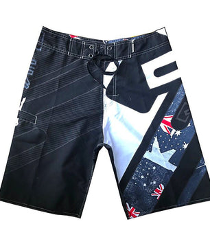 Mens Beach Pants Mens Shorts Quick Drying Casual Swimsuit Surf Beach Shorts D397 - Lusy Store