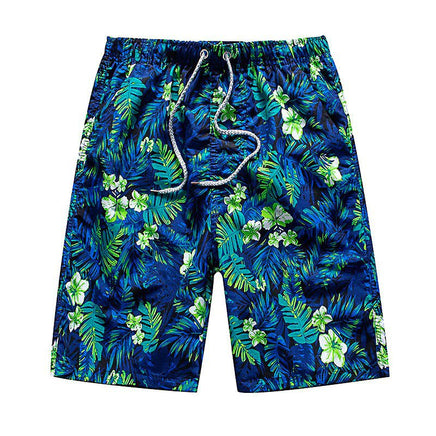 Mens Beach Pants Plus Size Swim Trunks Wave Storm Swim Shorts Quick Dry Board Shorts D399 12