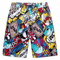 Mens Beach Pants Plus Size Swim Trunks Wave Storm Swim Shorts Quick Dry Board Shorts D399 9