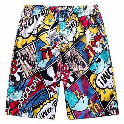 Mens Beach Pants Plus Size Swim Trunks Wave Storm Swim Shorts Quick Dry Board Shorts D399 9
