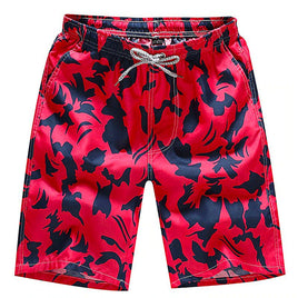 Mens Beach Pants Plus Size Swim Trunks Wave Storm Swim Shorts Quick Dry Board Shorts D399 1