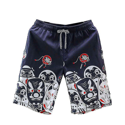 Mens Beach Pants Plus Size Swim Trunks Wave Storm Swim Shorts Quick Dry Board Shorts D399 8