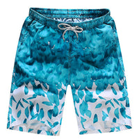 Mens Beach Pants Plus Size Swim Trunks Wave Storm Swim Shorts Quick Dry Board Shorts D399 11
