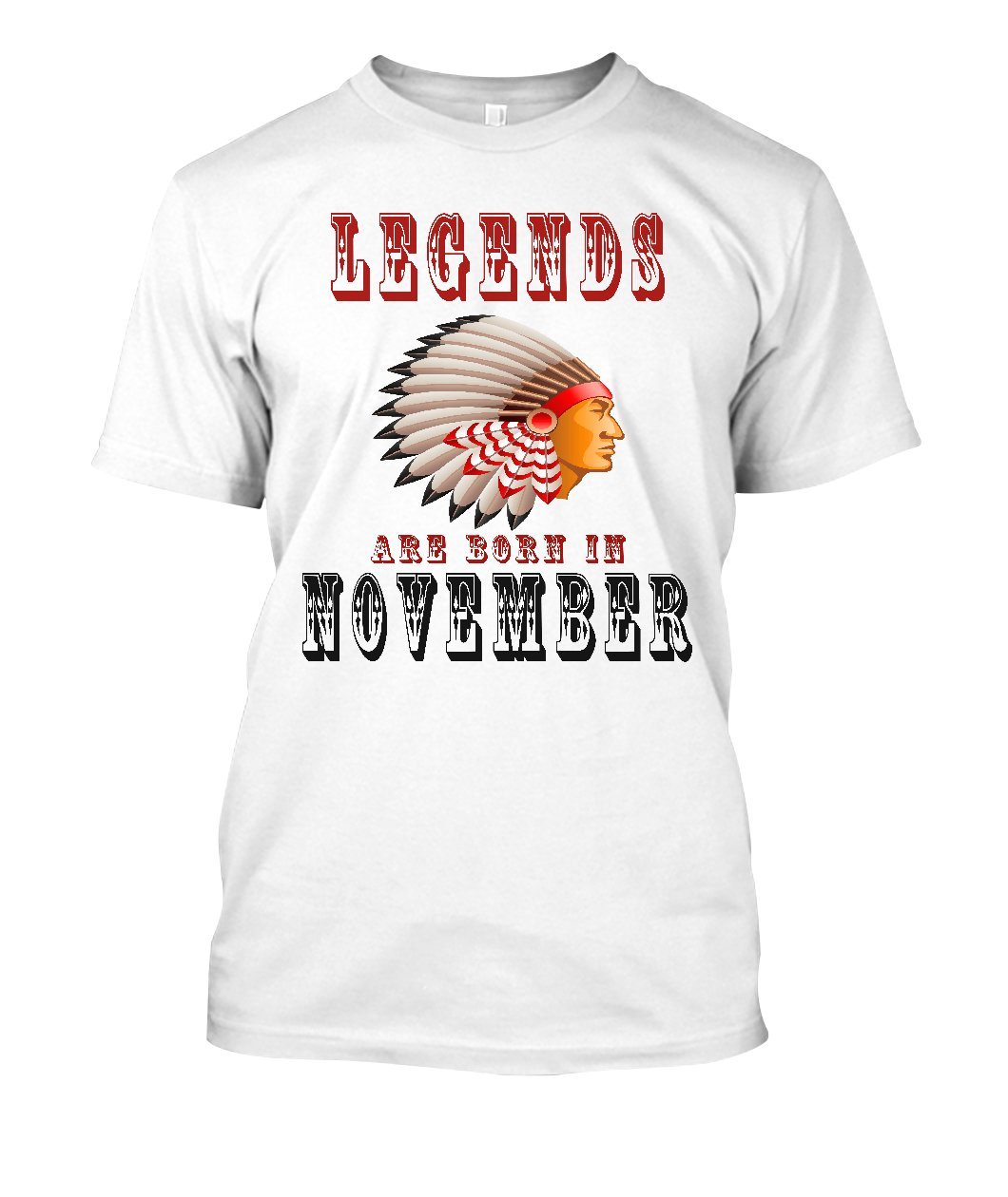 Men's Tshirt Funny Legends Are Born In November - Lusy Store