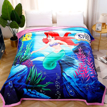 Mermaids Bed Comforter Bedspreads Coverlet Cute Bedroom D612 - Lusy Store