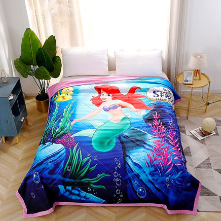 Mermaids Bed Comforter Bedspreads Coverlet Cute Bedroom D612 - Lusy Store