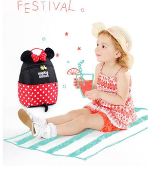 Mickey Mouse Backpack Boys And Girls Cute Anti-Lost Children Schoolbag - Lusy Store