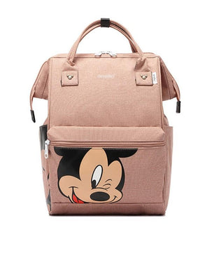 Mickey Mouse Backpack Cute Large Capacity School Bag Multi-Function - Lusy Store