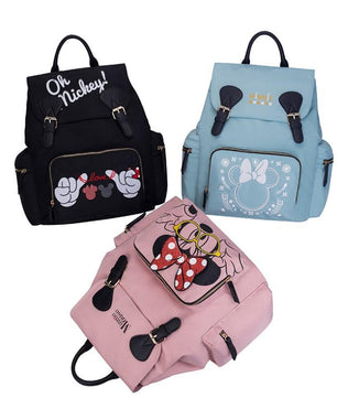 Mickey Mouse Backpack Waterproof Capacity Mother And Baby Bag - Lusy Store