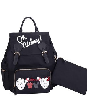 Mickey Mouse Backpack Waterproof Capacity Mother And Baby Bag - Lusy Store