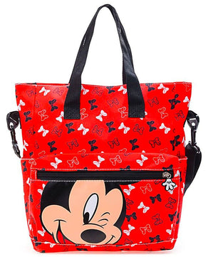 Mickey Mouse Backpacks Cartoon Shoulder Bag Canvas Waterproof Women Handbag B73 - Lusy Store