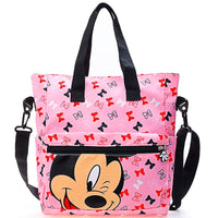 Mickey Mouse Backpacks Cartoon Shoulder Bag Canvas Waterproof Women Handbag B73 - Lusy Store