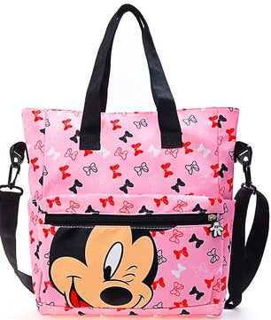 Mickey Mouse Backpacks Cartoon Shoulder Bag Canvas Waterproof Women Handbag B73 - Lusy Store