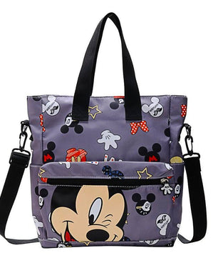 Mickey Mouse Backpacks Cartoon Shoulder Bag Canvas Waterproof Women Handbag B73 - Lusy Store