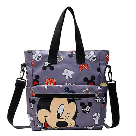 Mickey Mouse Backpacks Cartoon Shoulder Bag Canvas Waterproof Women Handbag B73 - Lusy Store