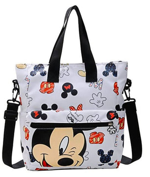 Mickey Mouse Backpacks Cartoon Shoulder Bag Canvas Waterproof Women Handbag B73 - Lusy Store