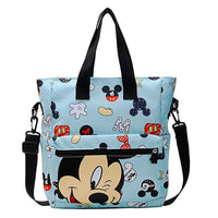 Mickey Mouse Backpacks Cartoon Shoulder Bag Canvas Waterproof Women Handbag B73 - Lusy Store