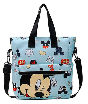 Mickey Mouse Backpacks Cartoon Shoulder Bag Canvas Waterproof Women Handbag B73 - Lusy Store