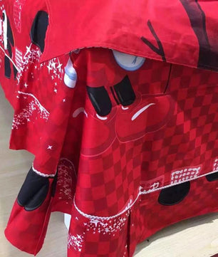 Mickey Mouse Bedding Sets 100% Cotton Red Color Duvet Cover Kids Bedding Sets Twin/Full/Queen/King Size - Lusy Store