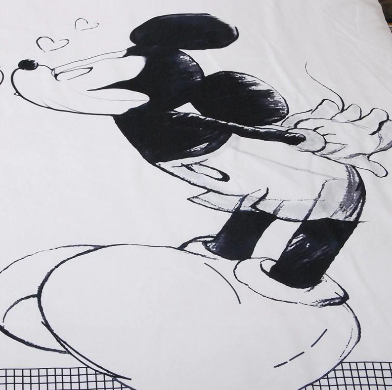 Mickey Mouse Bedding Sets Duvet Cover Bed Sheet Bed Linen Kids Bedding Sets Twin/Full/Queen/King Size - Lusy Store