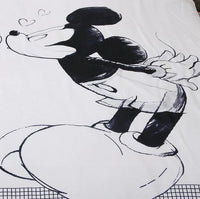 Mickey Mouse Bedding Sets Duvet Cover Bed Sheet Bed Linen Kids Bedding Sets Twin/Full/Queen/King Size