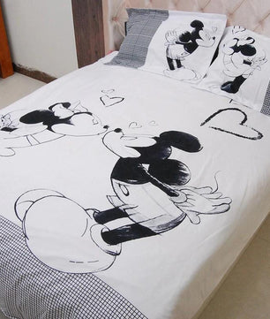 Mickey Mouse Bedding Sets Duvet Cover Bed Sheet Bed Linen Kids Bedding Sets Twin/Full/Queen/King Size - Lusy Store