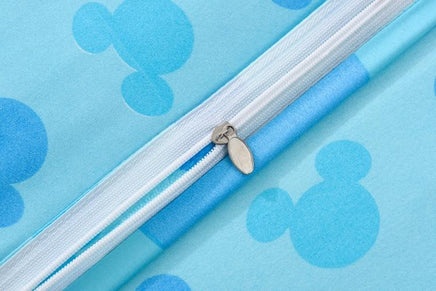 Mickey Mouse & Friends Twin Full Queen Sheet Sets Duvet Cover Blue Bedding Sets MM1 - Lusy Store