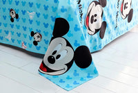 Mickey Mouse & Friends Twin Full Queen Sheet Sets Duvet Cover Blue Bedding Sets MM1 - Lusy Store