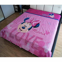 Mickey Mouse & Friends Twin Full Queen Sheet Sets Duvet Cover Pink Bedding Sets MM7 - Lusy Store
