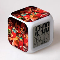 Minecraft Alarm Clock Colorful LED Night Light MN152 - Lusy Store