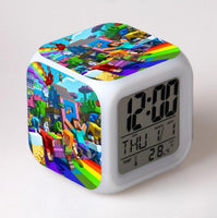 Minecraft Alarm Clock Colorful LED Night Light MN155 - Lusy Store