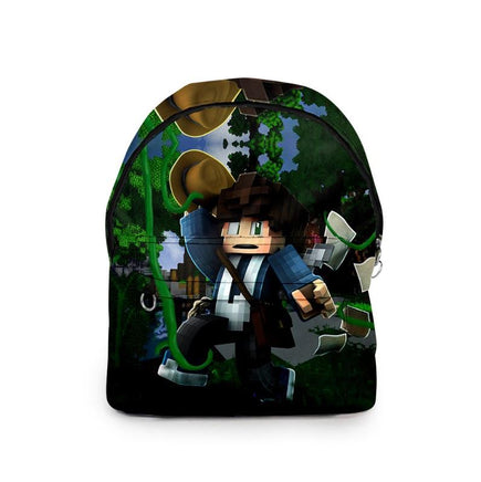 Minecraft Backpack 3D Cross Border Cute School Bag For Kids - Lusy Store