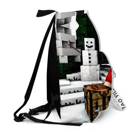Minecraft Backpack 3D Cross Border Cute School Bag For Kids - Lusy Store