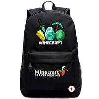 Minecraft Backpack For Teens Student Bookbags Back to School Travel Gift Bag - Lusy Store