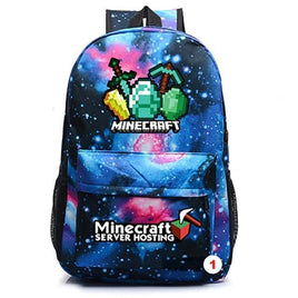 Minecraft Backpack For Teens Student Bookbags Back to School Travel Gift Bag - Lusy Store