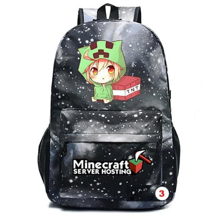 Minecraft Backpack For Teens Student Bookbags Back to School Travel Gift Bag - Lusy Store