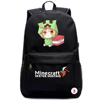 Minecraft Backpack For Teens Student Bookbags Back to School Travel Gift Bag - Lusy Store