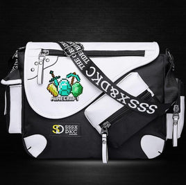 Minecraft Backpack Male Female Students Single Creeper Backpack Unique Premium Quality B101 M
