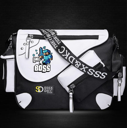 Minecraft Backpack Male Female Students Single Creeper Backpack Unique Premium Quality B102 M