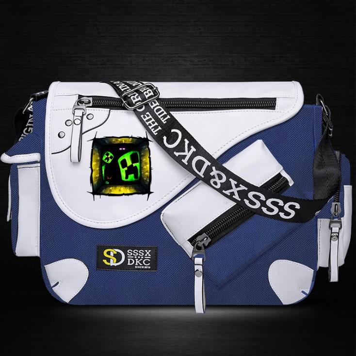 Minecraft Backpack Male Female Students Single Creeper Backpack Unique Premium Quality B103 - Lusy Store